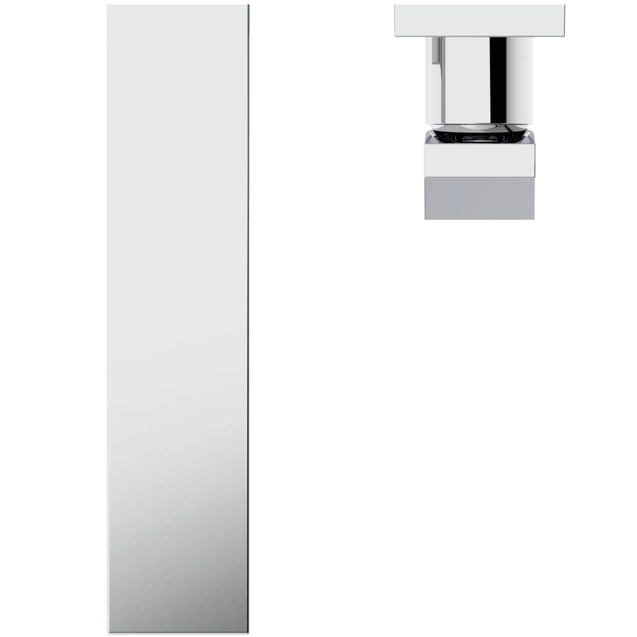 Wand-Waschischarmatur Extra Ausladung 210mm Brushed Gold
