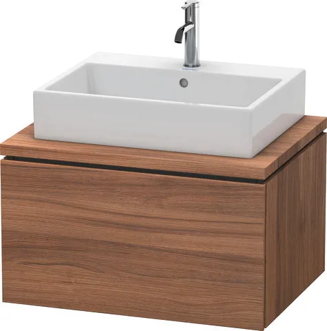 Duravit Waschtischunterschrank wandhängend „L-Cube“ 72 × 40 × 54,7 cm Nussbaum Natur