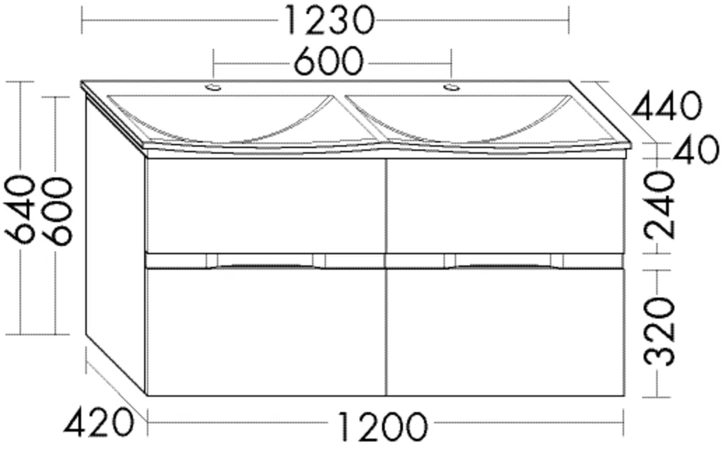 burgbad Badmöbelset „Orell“ Griffleiste, Bronze, in RAL-Farbe Solid Matt burgbad Badmöbelset „Orell“ Griffleiste, Bronze, in RAL-Farbe Solid Matt
