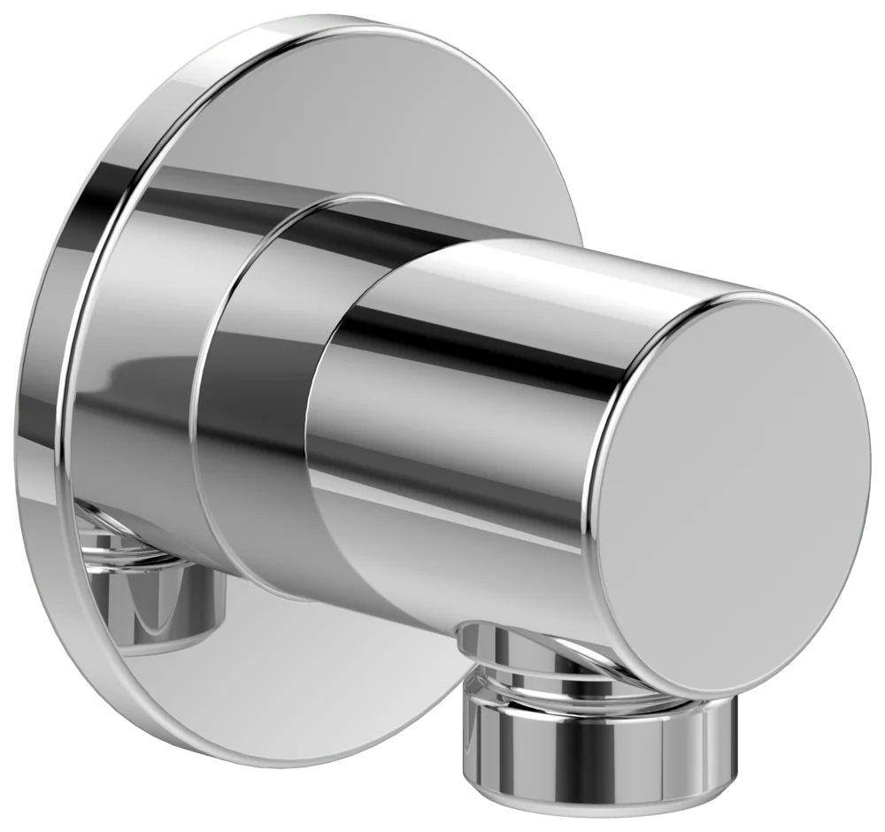 Villeroy & Boch Universal Showers Wandanschlussbogen TVC000456000, 56x56x49mm, Chrom