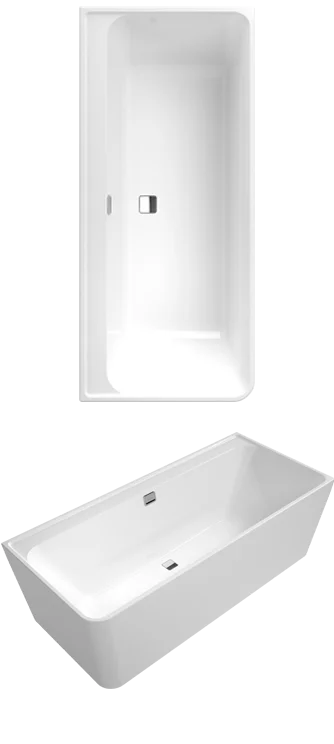 Villeroy & Boch Collaro Badewanne Offset/Raumsparend, weiß Villeroy & Boch Collaro Badewanne Offset/Raumsparend, weiß