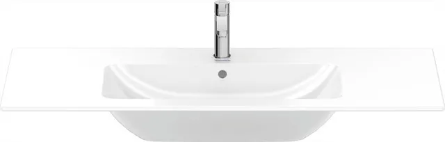 Wandwaschtisch „ME by Starck“, mit Überlauf, Hahnlochposition mittig in Weiß Hochglanz Wandwaschtisch „ME by Starck“, mit Überlauf, Hahnlochposition mittig in Weiß Hochglanz