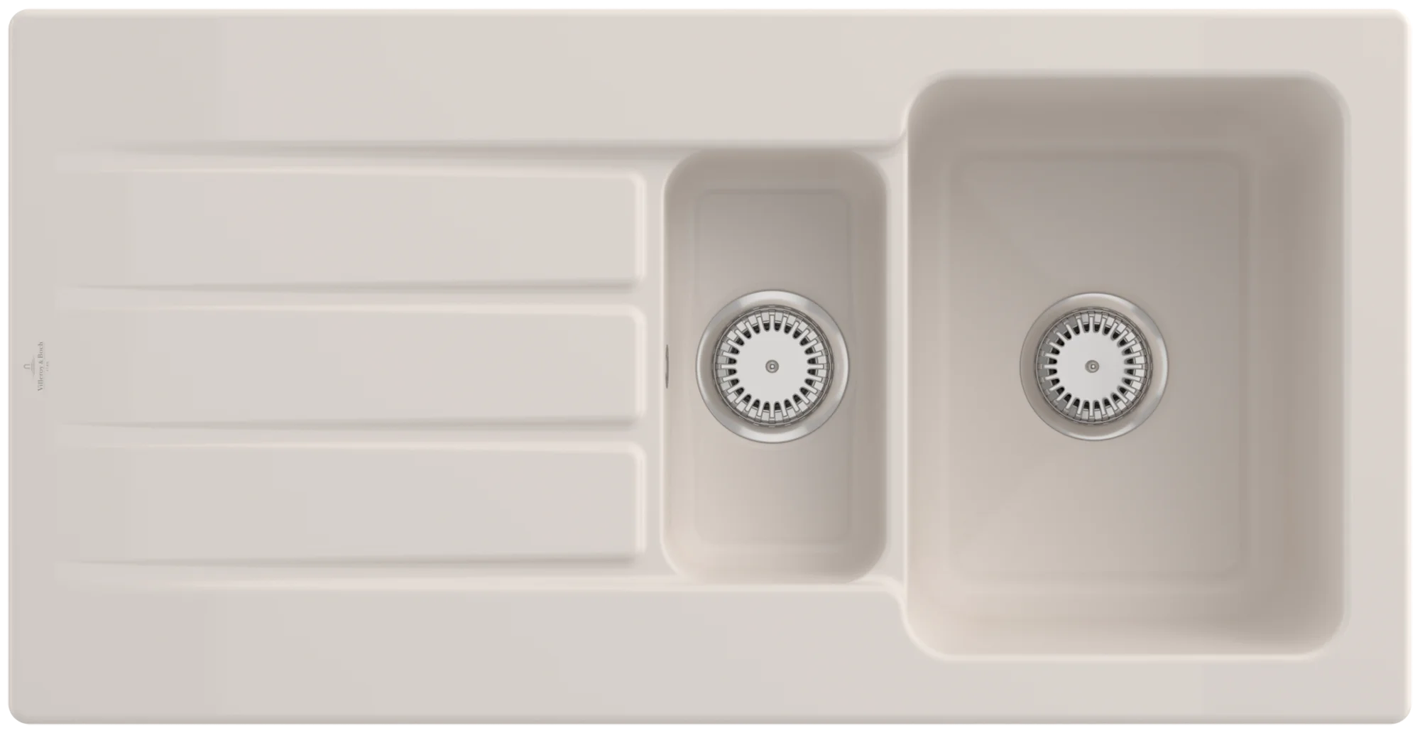 Villeroy & Boch Architectura 60 XR Einbauspüle, 1000x510 mm, Keramik, Crema CeramicPlus