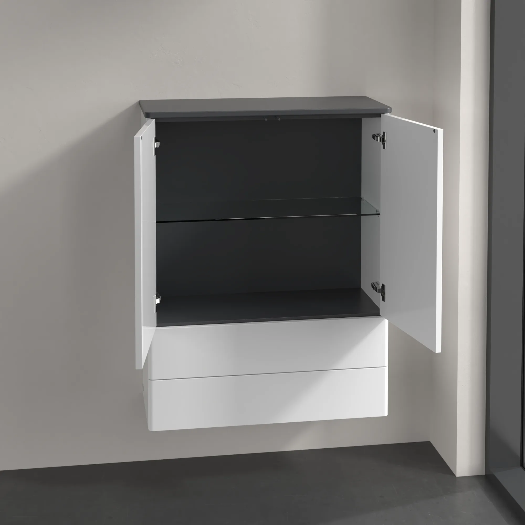 Villeroy & Boch Highboard „Antao“ 81,4 × 103,9 × 35,6 cm ohne Beleuchtung Villeroy & Boch Highboard „Antao“ 81,4 × 103,9 × 35,6 cm ohne Beleuchtung