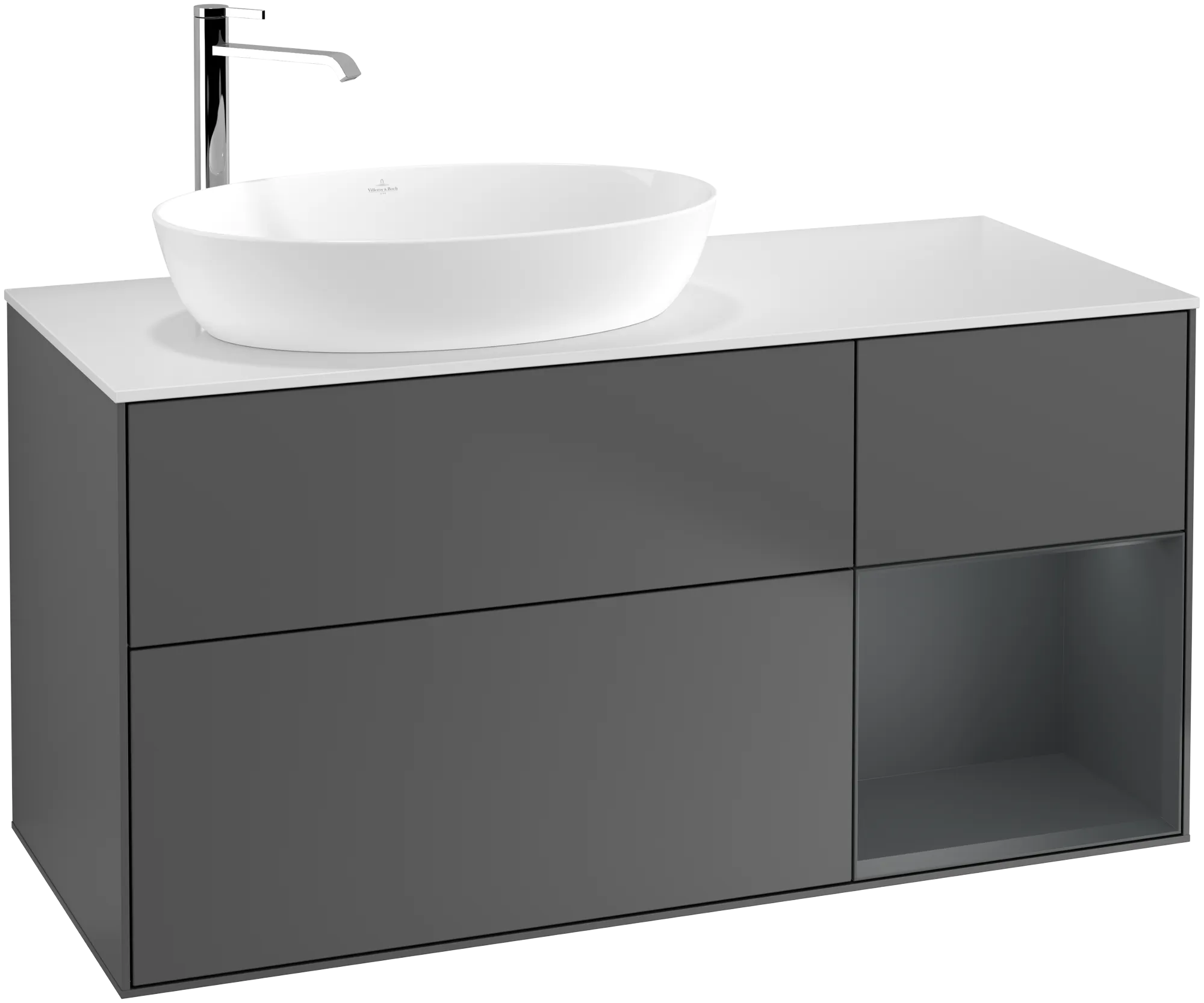 Villeroy & Boch Finion Waschbeckenunterschrank G93, anthrazit