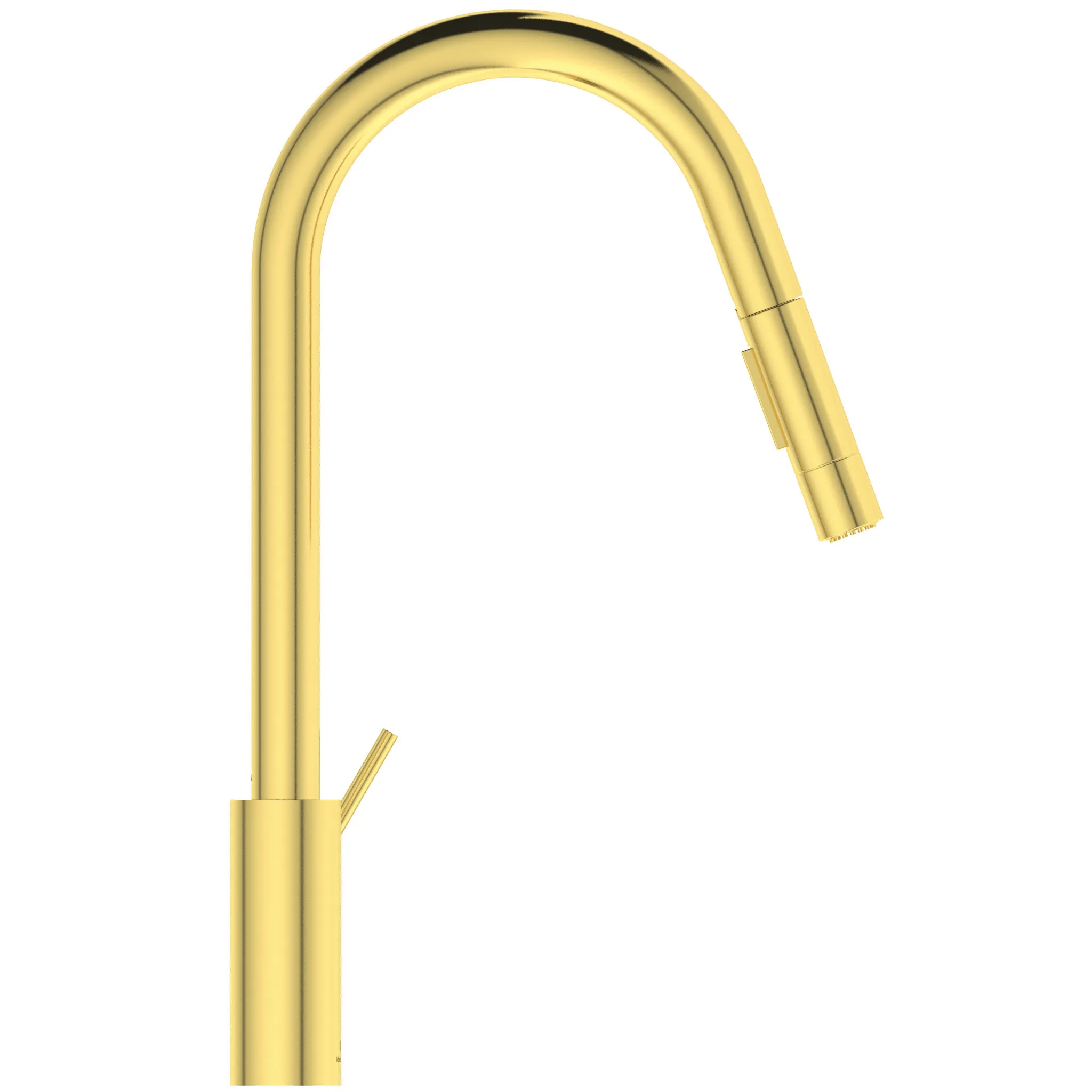 Ideal Standard Küchenarmatur Gusto Brushed Gold, Ausladung 241 mm, 2-Funktions-Brause, Einhebelbedienung