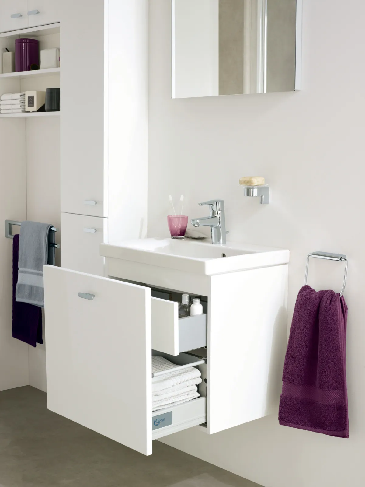 Handtuchstange Connect doppelt, Chrom Handtuchstange Connect doppelt, Chrom