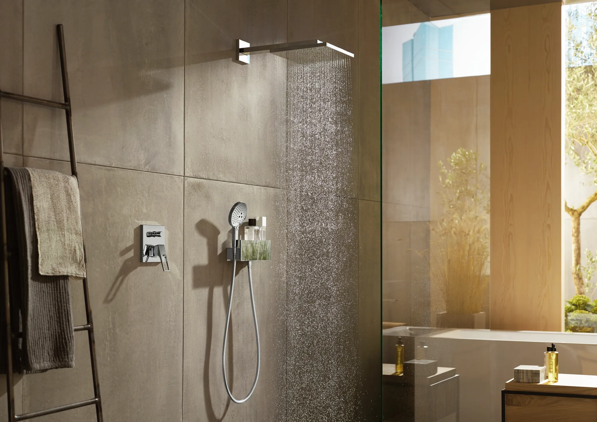 Kopfbrause Raindance E 300 1jet m.Brausearm 390mm chrom Kopfbrause Raindance E 300 1jet m.Brausearm 390mm chrom