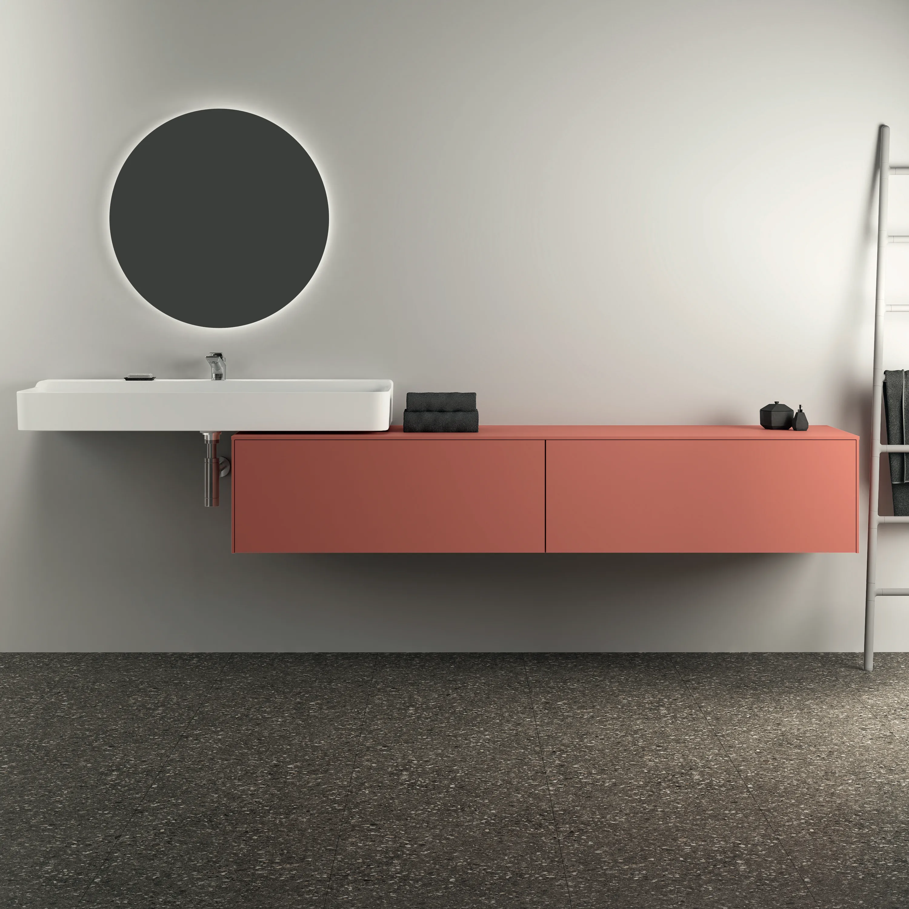 Ideal Standard Waschtischunterschrank „Conca“ 198,7 × 37 × 50,5 cm Sunset matt lackiert Ideal Standard Waschtischunterschrank „Conca“ 198,7 × 37 × 50,5 cm Sunset matt lackiert