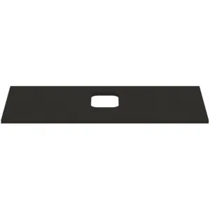 Waschtischplatte i.life B mittiger Ausschnitt für eine Schale 1002x507x18mm Weiß matt