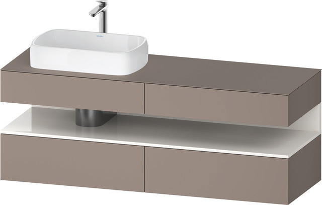 Duravit Waschtischunterschrank wandhängend „Qatego“ 160 × 60 × 55 cm