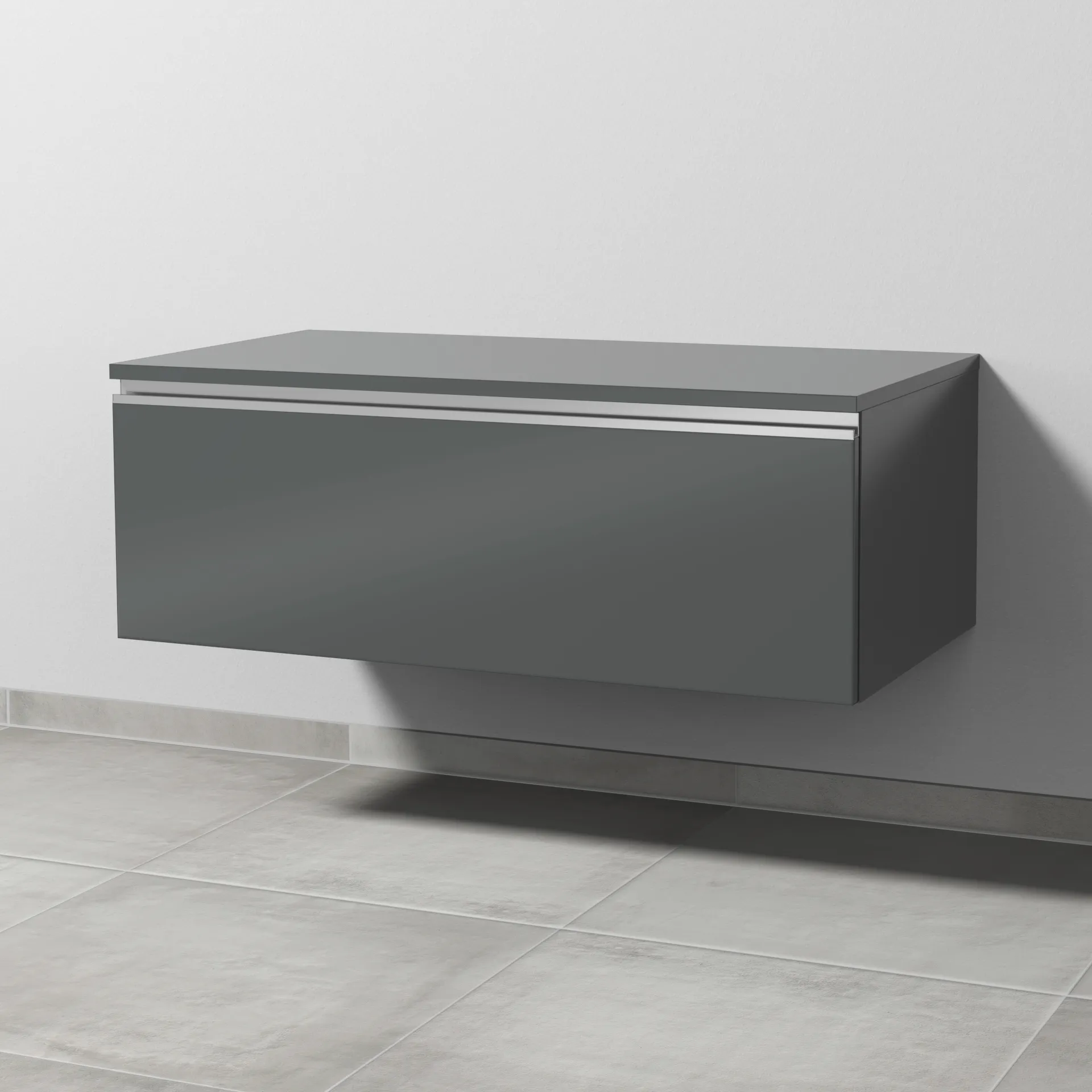 Sanipa Anbauschrank „2morrow“ 1000 × 340 × 520 mm in Anthrazit (glanz) Sanipa Anbauschrank „2morrow“ 1000 × 340 × 520 mm in Anthrazit (glanz)