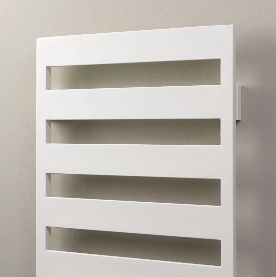 Kermi Design-Elektroheizkörper „Casteo®-E“ 50 × 98,6 cm in Weiß