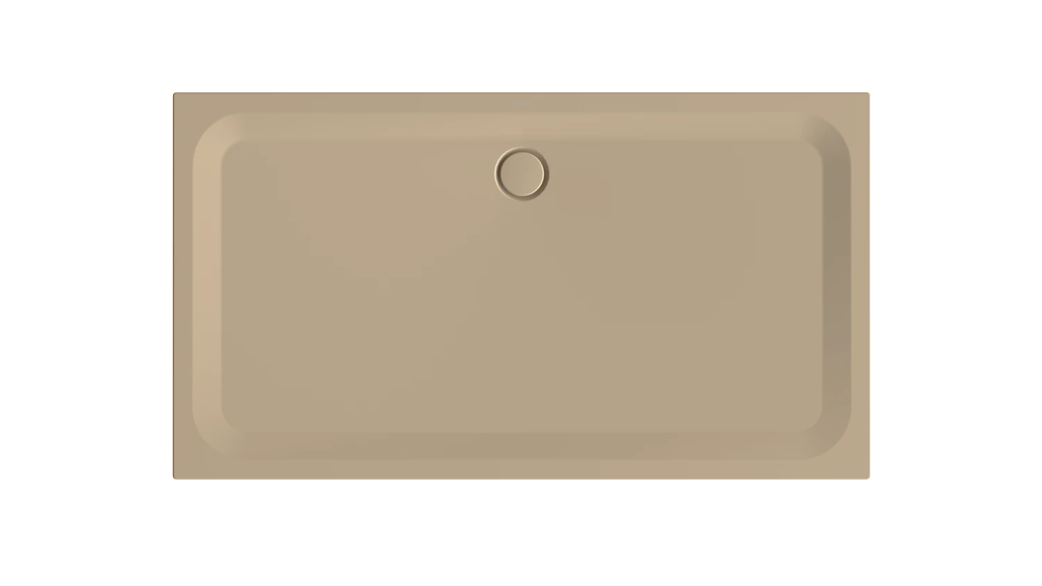Bette rechteck Duschwanne „BetteUltra“ 1800 × 1000 mm mit BetteAntirutsch Pro, ohne Oberflächenveredelung, ohne Wannenträger, in Greige