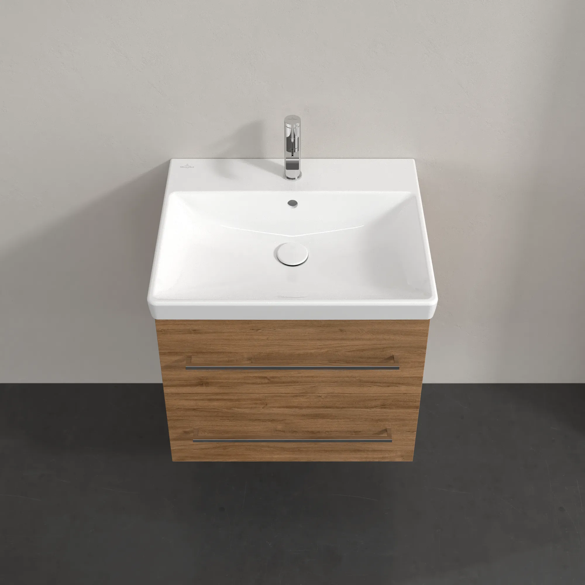 Villeroy & Boch Waschtischunterschrank „Avento“ für Schrankwaschtisch 580 × 514 × 452 mm Kansas Oak, Soft Closing Villeroy & Boch Waschtischunterschrank „Avento“ für Schrankwaschtisch 580 × 514 × 452 mm Kansas Oak, Soft Closing