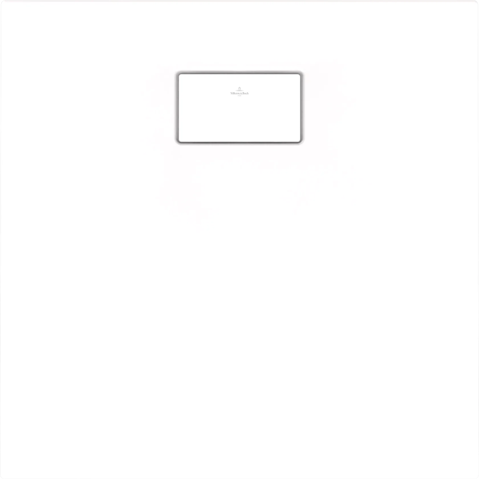 Villeroy & Boch quadratische Duschwanne Le Valence CeraSoft 900x900x40 mm mit Rutschhemmung Antirutschklasse C