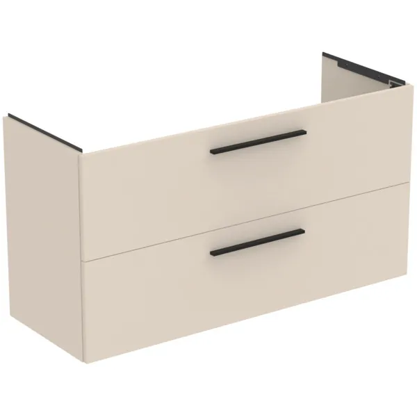 Ideal Standard i.life A Möbelwaschtischunterschrank Sandbeige matt 1200x440x630 mm 2 Auszüge Softclose