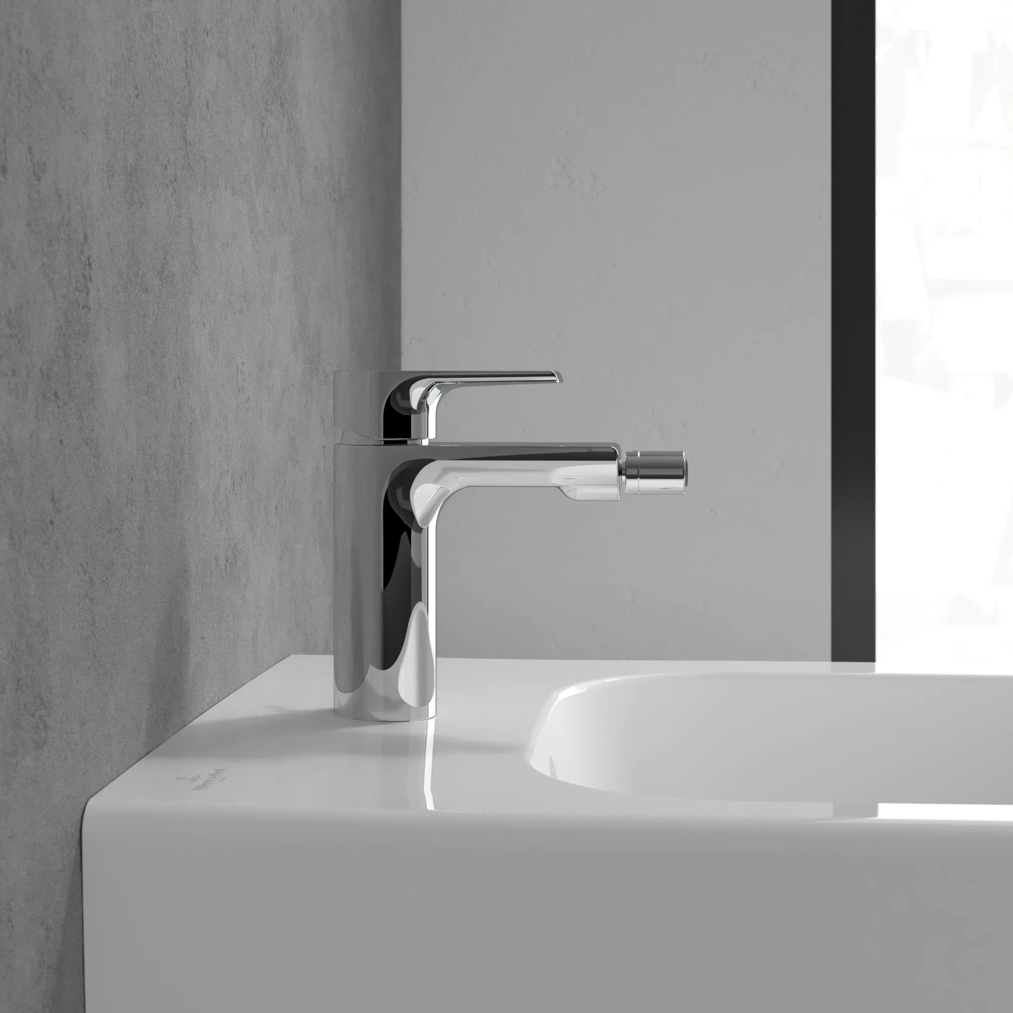 Einhebel-Bidetarmatur Liberty T107001000, 43 x 143 x 146 mm, Chrom Einhebel-Bidetarmatur Liberty T107001000, 43 x 143 x 146 mm, Chrom