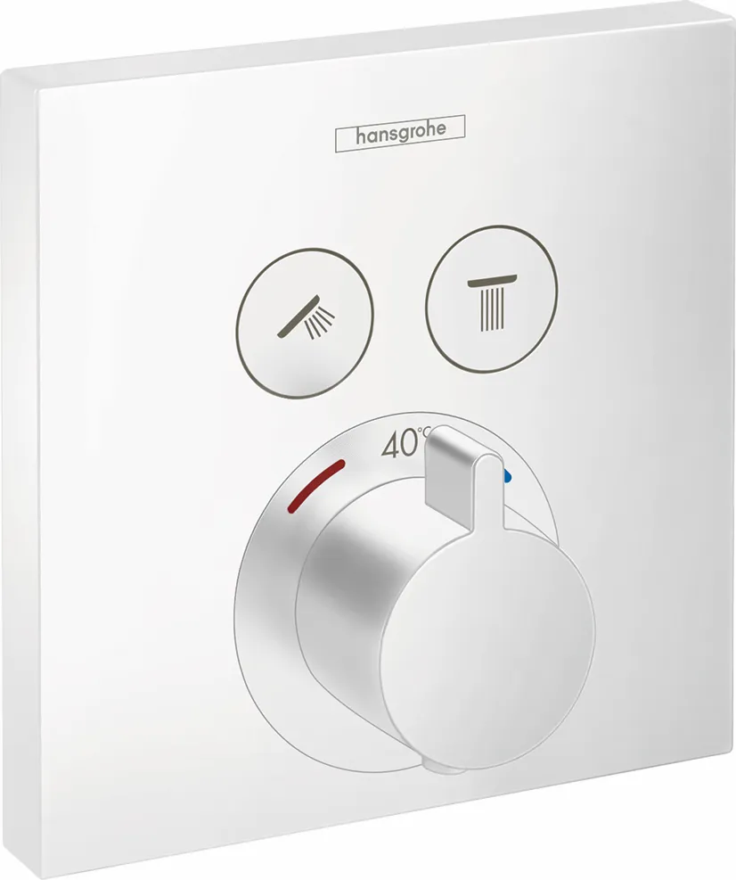 Thermostat Unterputz ShowerSelect Fertigset 2 Verbraucher chrom