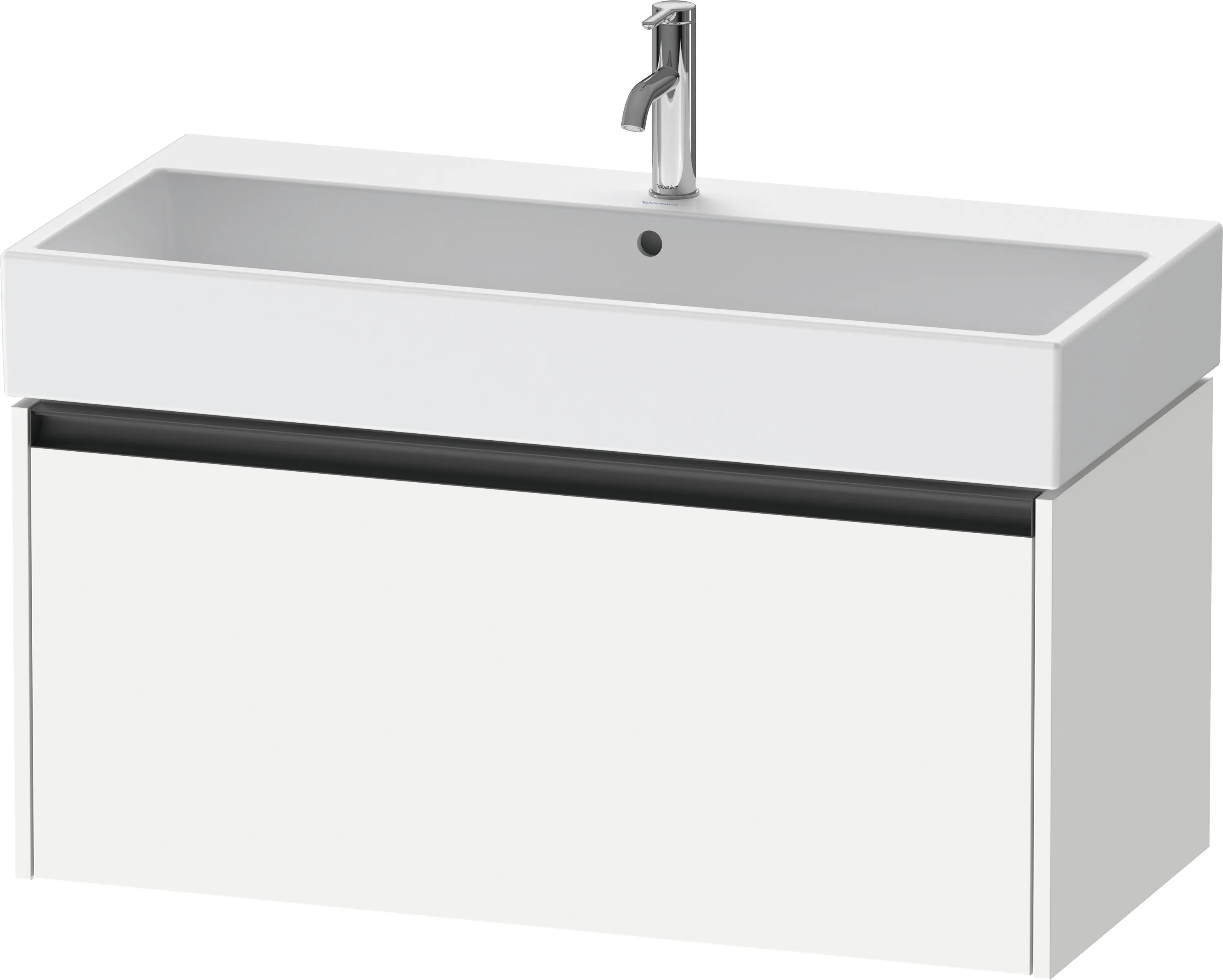 Duravit Waschtischunterschrank wandhängend „Ketho.2“ 98,4 × 44 × 46 cm in Weiß Matt Duravit Waschtischunterschrank wandhängend „Ketho.2“ 98,4 × 44 × 46 cm in Weiß Matt