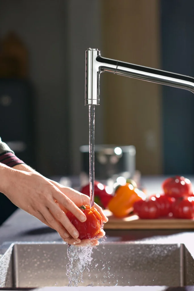 Hansgrohe Unterbauspüle S71, Edelstahl, 398 x 398 mm, Beckentiefe 187 mm