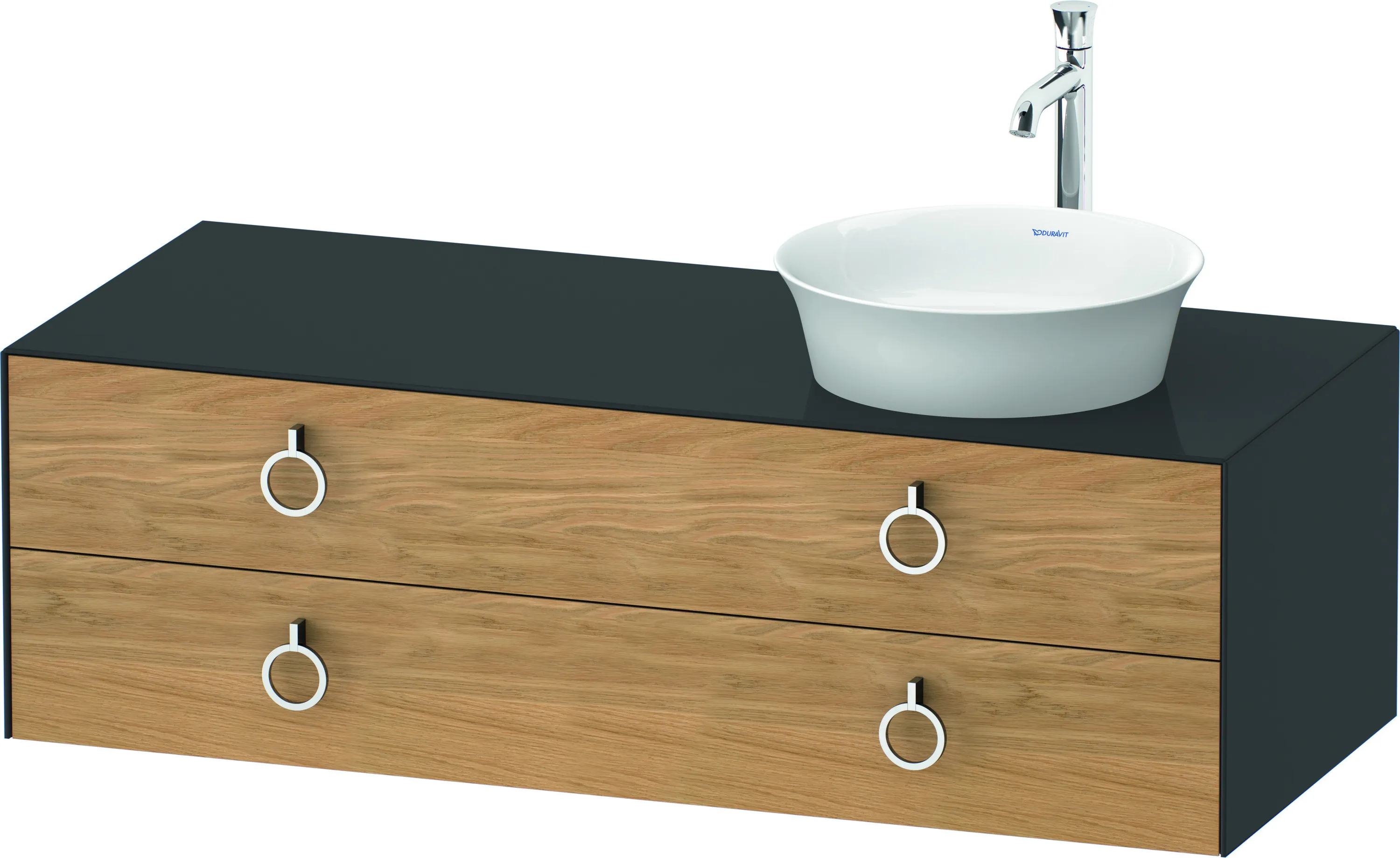 Duravit Waschtischunterschrank wandhängend „White Tulip“ 130 × 40,8 × 55 cm