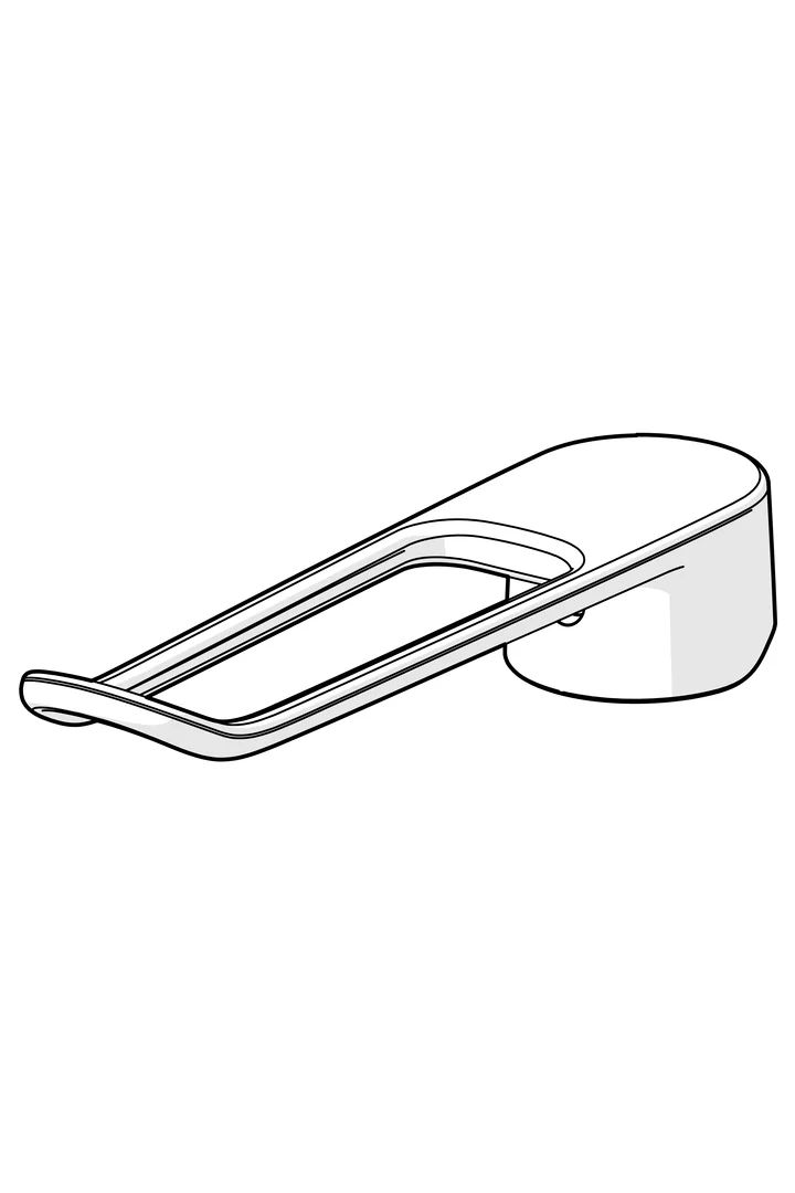 HansaCLINICA Bügelhebel HansaCLINICA 4524 lang L=180 Chrom