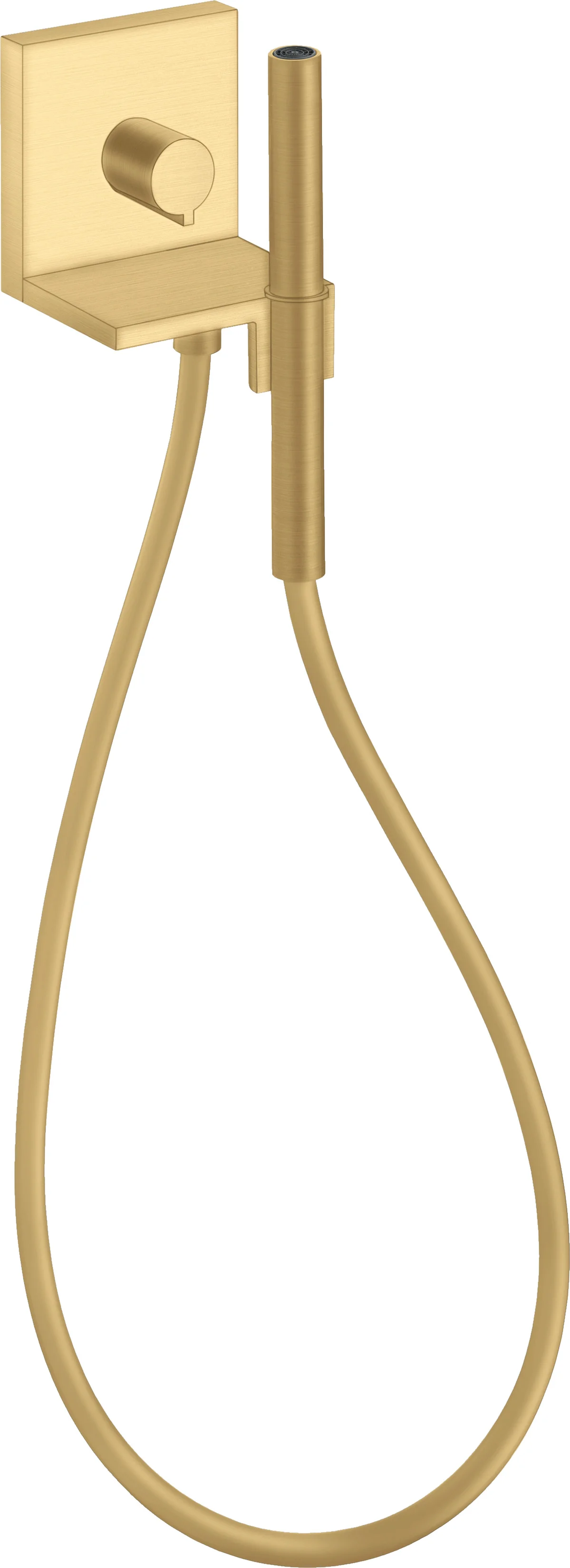 Hansgrohe AXOR ShowerSolutions Handbrausemodul 10651XXX Brushed Gold Optic DN15 Unterputz eckig