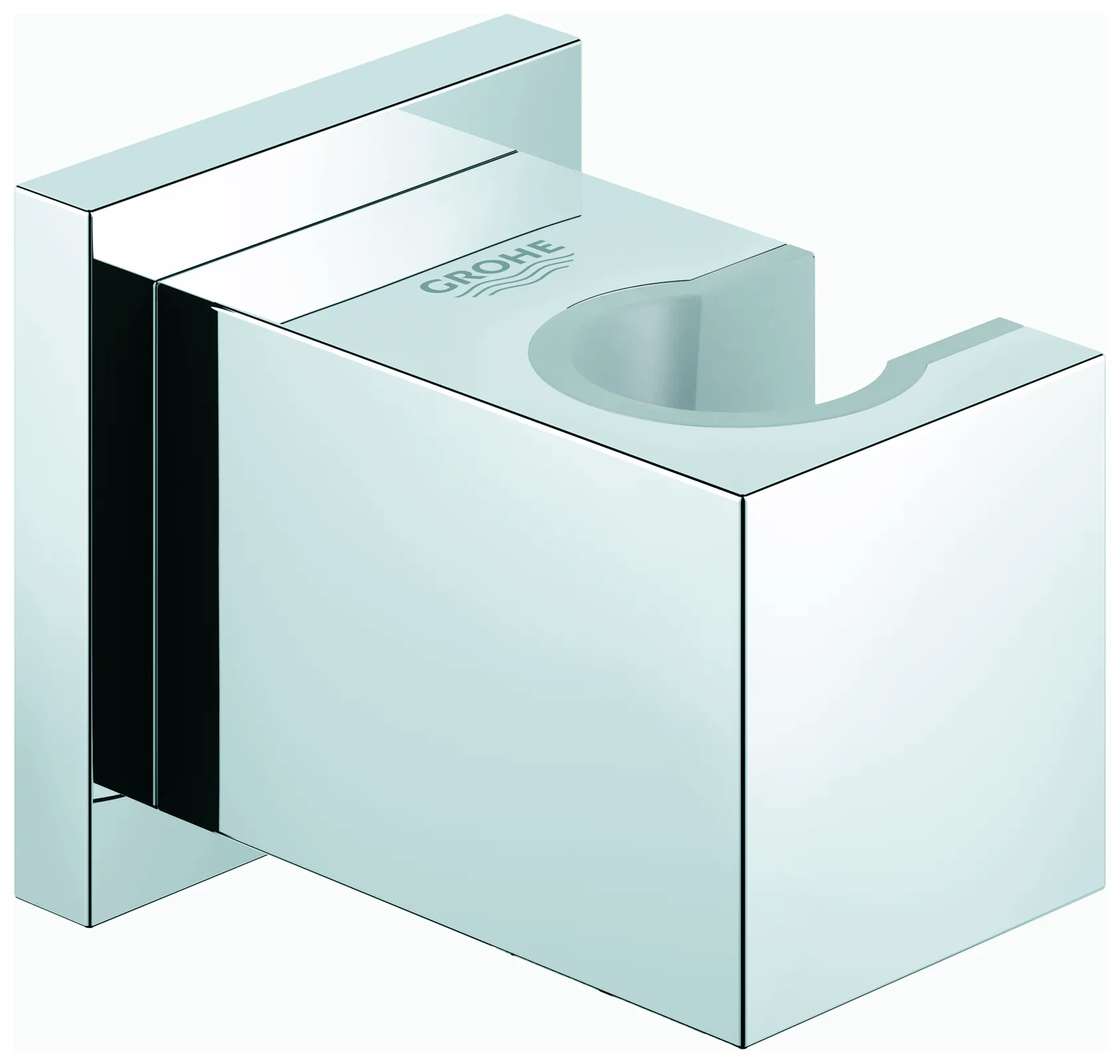 Handbrausehalter Euphoria Cube 27693, nicht verstellbar, chrom Handbrausehalter Euphoria Cube 27693, nicht verstellbar, chrom