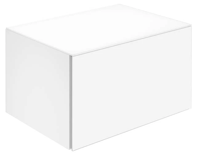 KEUCO Sideboard mit Auszug „X-Line“ Cashmere (Glas), Cashmere (Dekor, matt), ohne Beleuchtung 65 × 40 × 49 cm KEUCO Sideboard mit Auszug „X-Line“ Cashmere (Glas), Cashmere (Dekor, matt), ohne Beleuchtung 65 × 40 × 49 cm