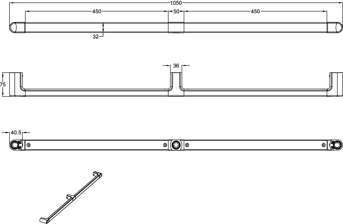Villeroy & Boch Wandhandlauf „ViCare Design“ Villeroy & Boch Wandhandlauf „ViCare Design“