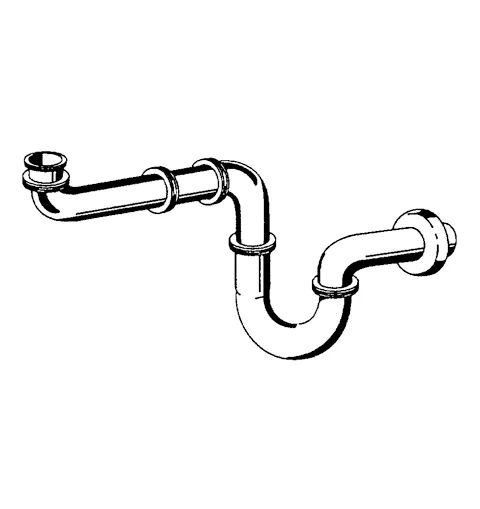 Kludi WT-u.Bidet-Sifon Geruchverschluss G1 ¼ x 32mm chrom Kludi WT-u.Bidet-Sifon Geruchverschluss G1 ¼ x 32mm chrom