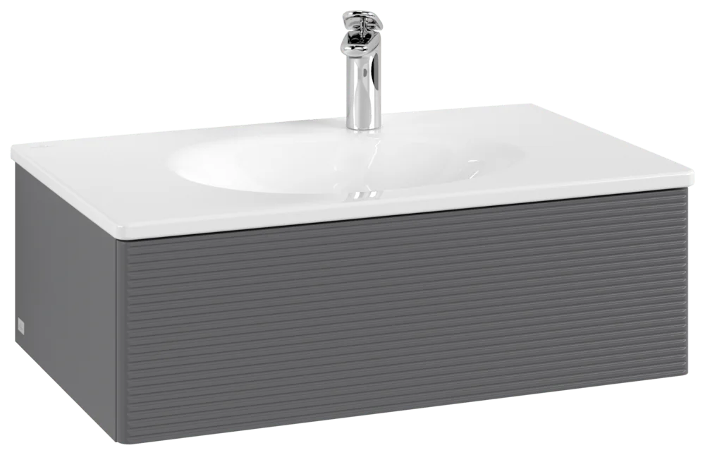 Villeroy & Boch Antao Unterschrank für Waschbecken, anthrazit