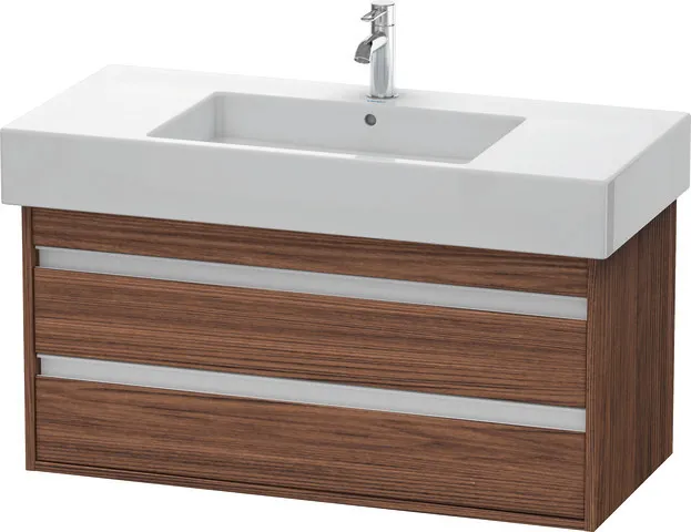 Duravit Waschtischunterschrank wandhängend „Ketho“ 100 × 48 × 45,5 cm Nussbaum Dunkel