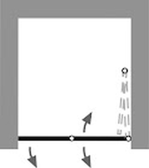 HSK teilgerahmte Drehfalttür pendelbar „Exklusiv 2.0“ Glas Mattglas, Profile Alu Silber-matt, Scharniere Premium Classic, B: 970 mm H: 2000 mm HSK teilgerahmte Drehfalttür pendelbar „Exklusiv 2.0“ Glas Mattglas, Profile Alu Silber-matt, Scharniere Premium Classic, B: 970 mm H: 2000 mm