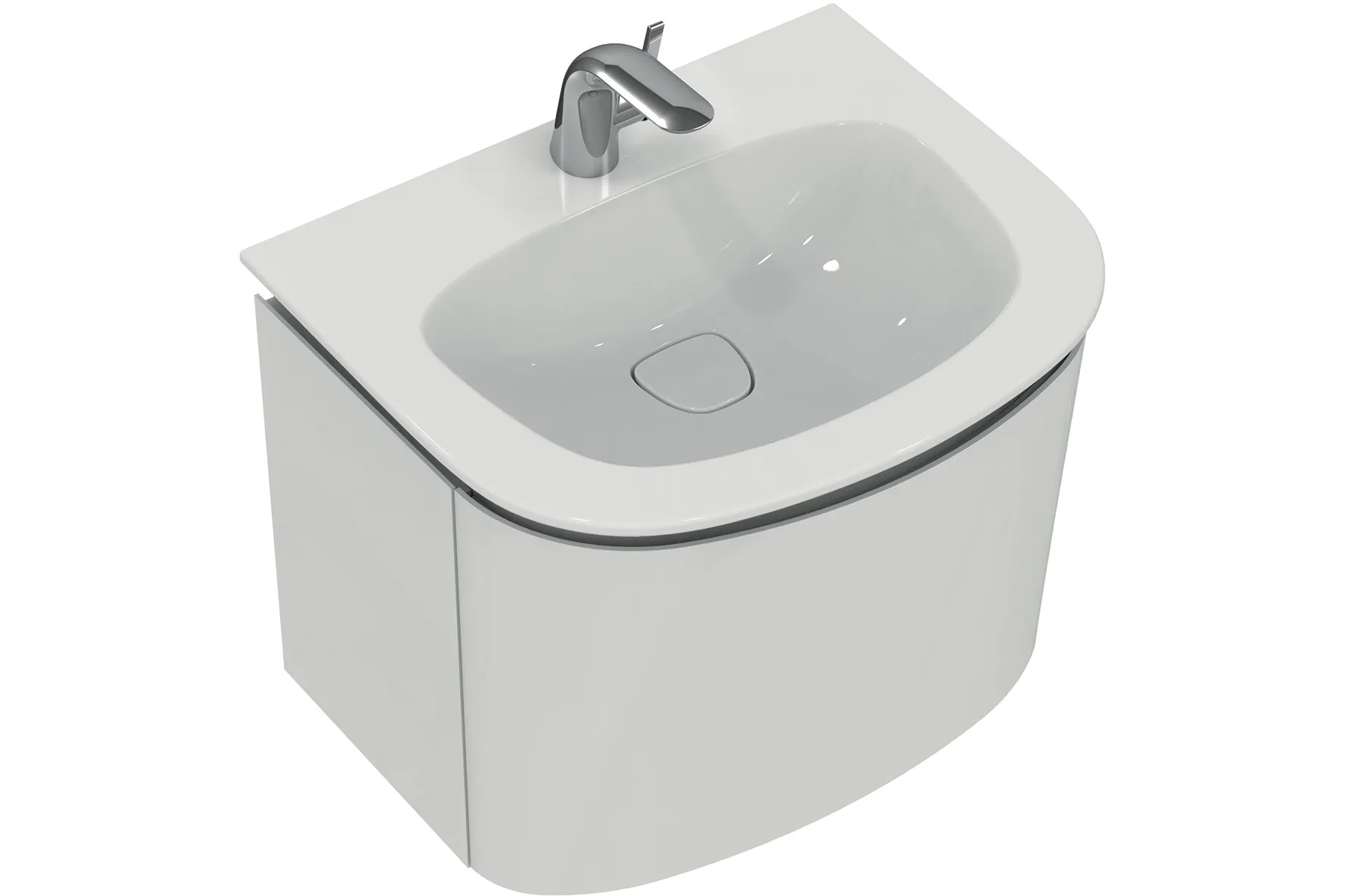 Ideal Standard Schubladenfront Dea TV607S2 Hochglanz hellgrau Ideal Standard Schubladenfront Dea TV607S2 Hochglanz hellgrau