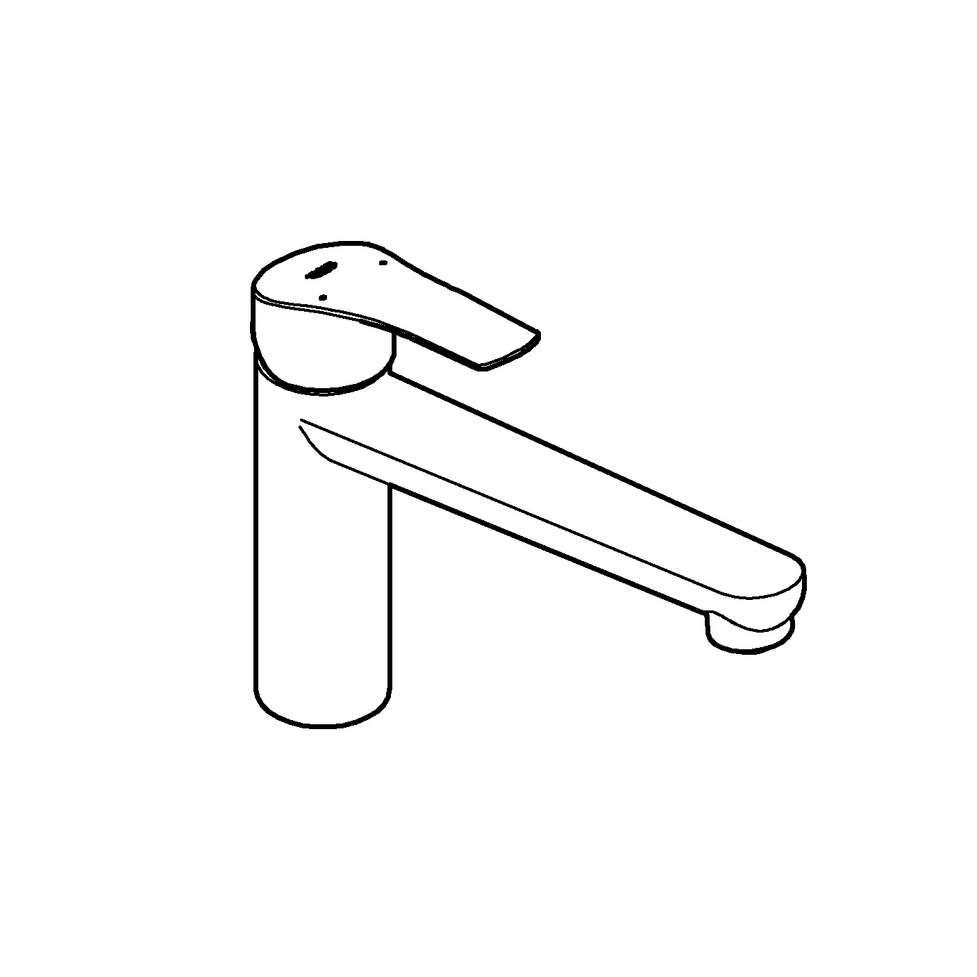 Grohe Küchenarmatur „Eurosmart“ Ausladung 0 mm Grohe Küchenarmatur „Eurosmart“ Ausladung 0 mm