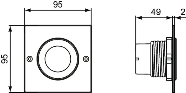 Ideal Standard Septa Pro Betätigungsplatte P3, pneumatische Auslösung, Edelstahl poliert Ideal Standard Septa Pro Betätigungsplatte P3, pneumatische Auslösung, Edelstahl poliert