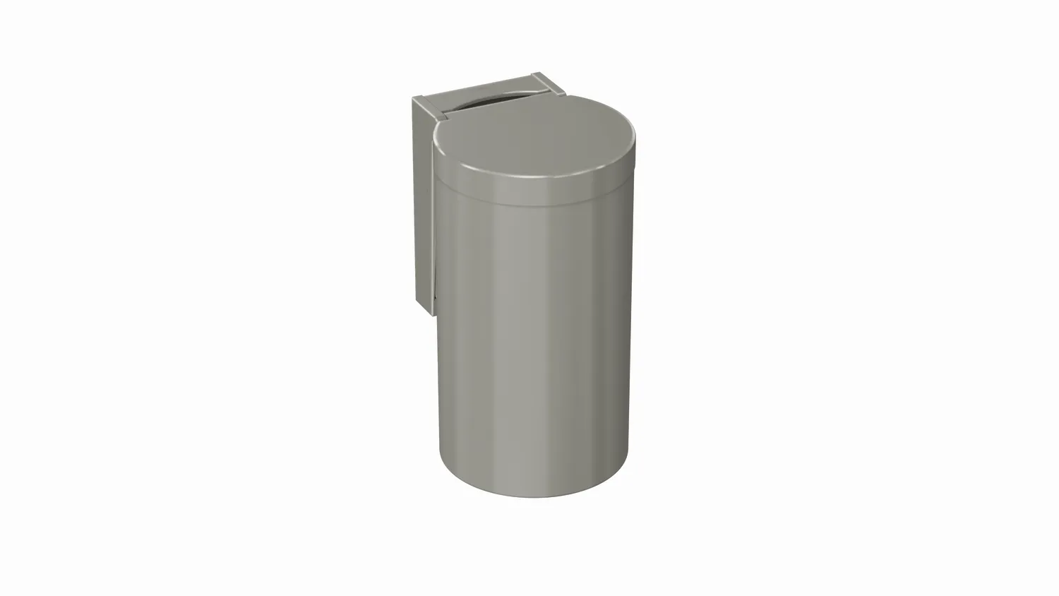 HEWI Abfallbehälter Serie 477, zylindrisch, 6L, Felsgrau HEWI Abfallbehälter Serie 477, zylindrisch, 6L, Felsgrau