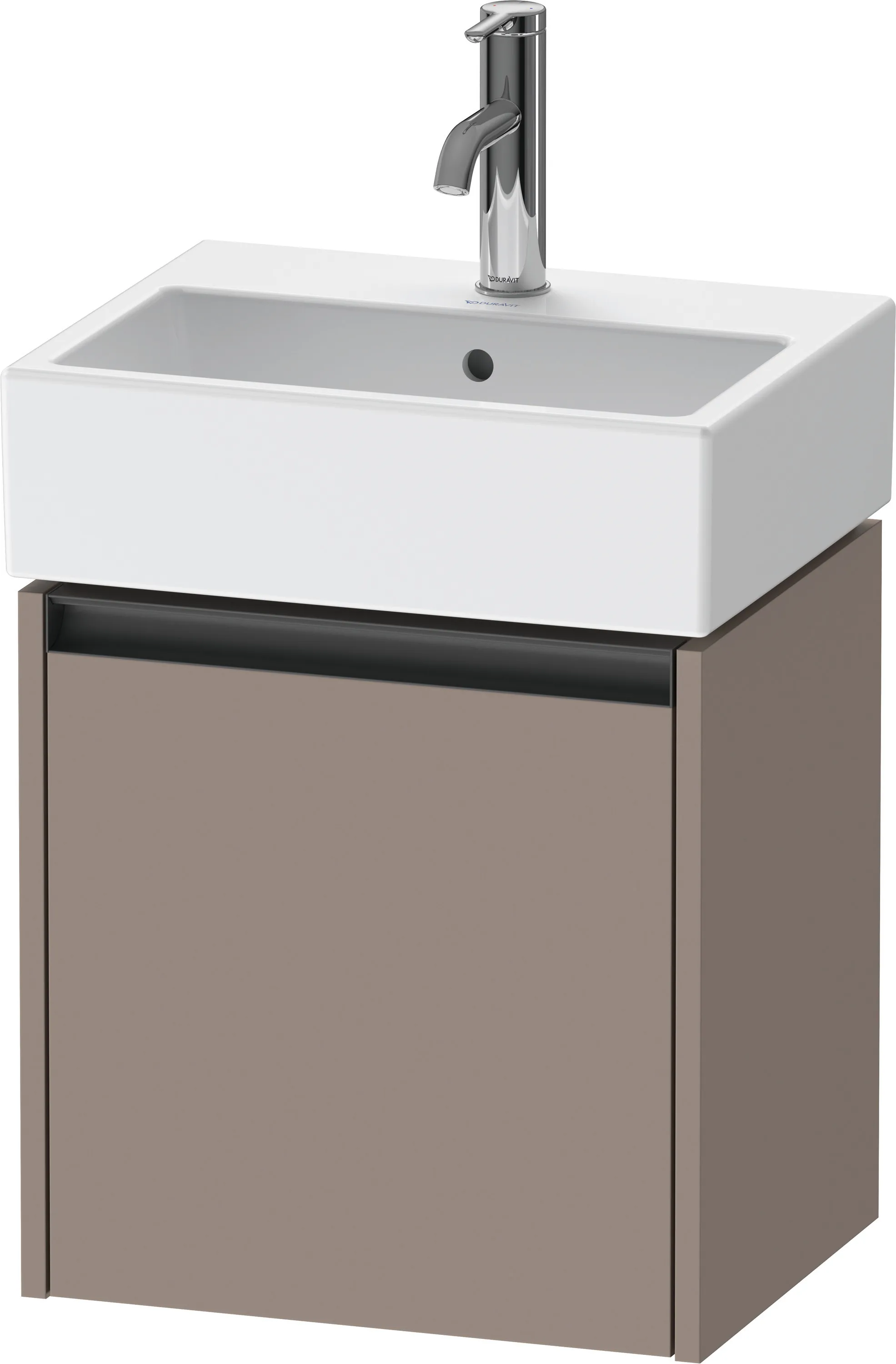 Duravit Waschtischunterschrank wandhängend „Ketho.2“ 43,4 × 44 × 33,8 cm Basalt Matt