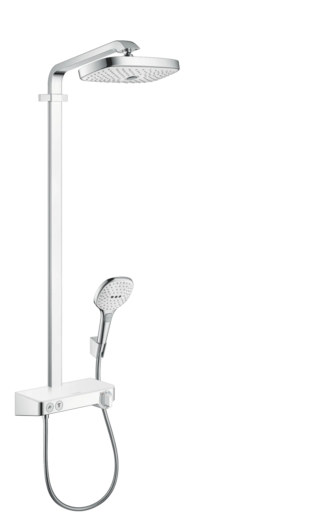 Showerpipe Raindance Select weiss/chr ShowerTablet KB Raindance E Air 2jet 300 Showerpipe Raindance Select weiss/chr ShowerTablet KB Raindance E Air 2jet 300