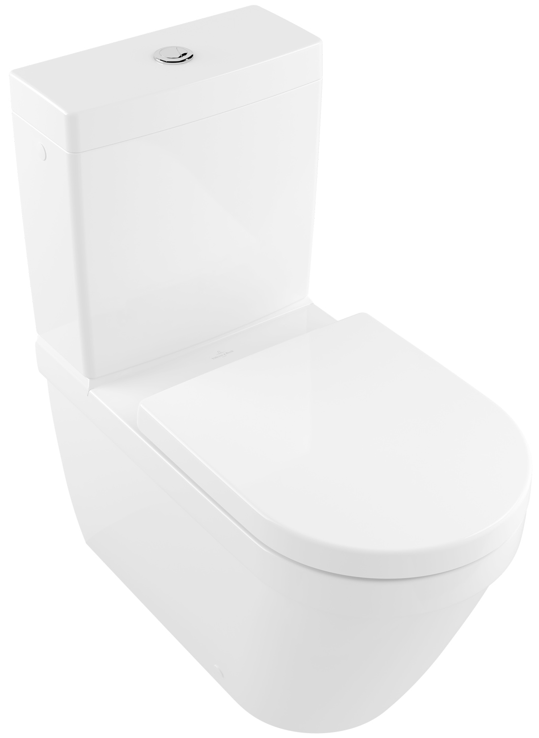 Stand- Tiefspül-WC für Kombination mit Spülkasten DirectFlush „Architectura“ 37 × 40 cm, ohne Spülrand
