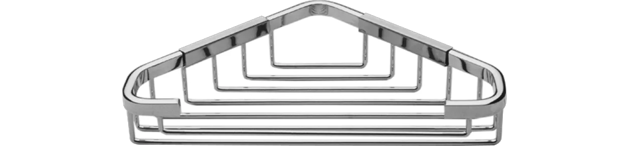 ASW Eckseifenkorb chrom offen 180x130 mm ASW Eckseifenkorb chrom offen 180x130 mm