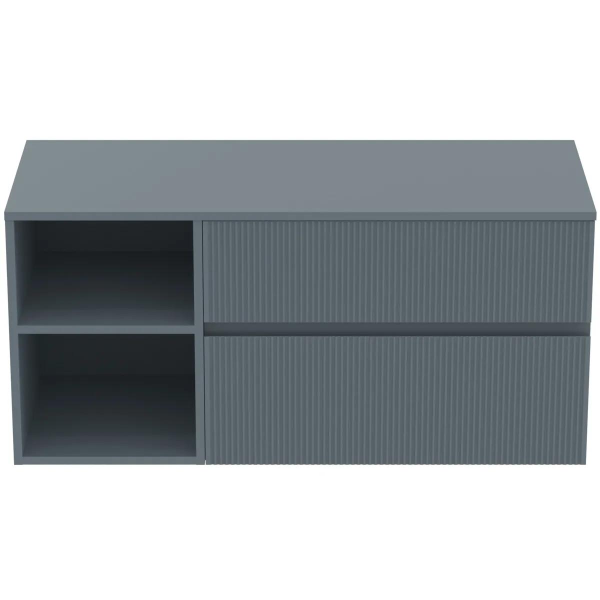 Ideal Standard Waschtischunterschrank „Finesse“ 120,2 × 55,8 × 50,5 cm Aschblau matt
