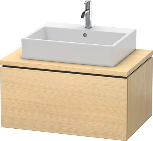 Duravit Waschtischunterschrank wandhängend „L-Cube“ 82 × 40 × 54,7 cm Mediterrane Eiche