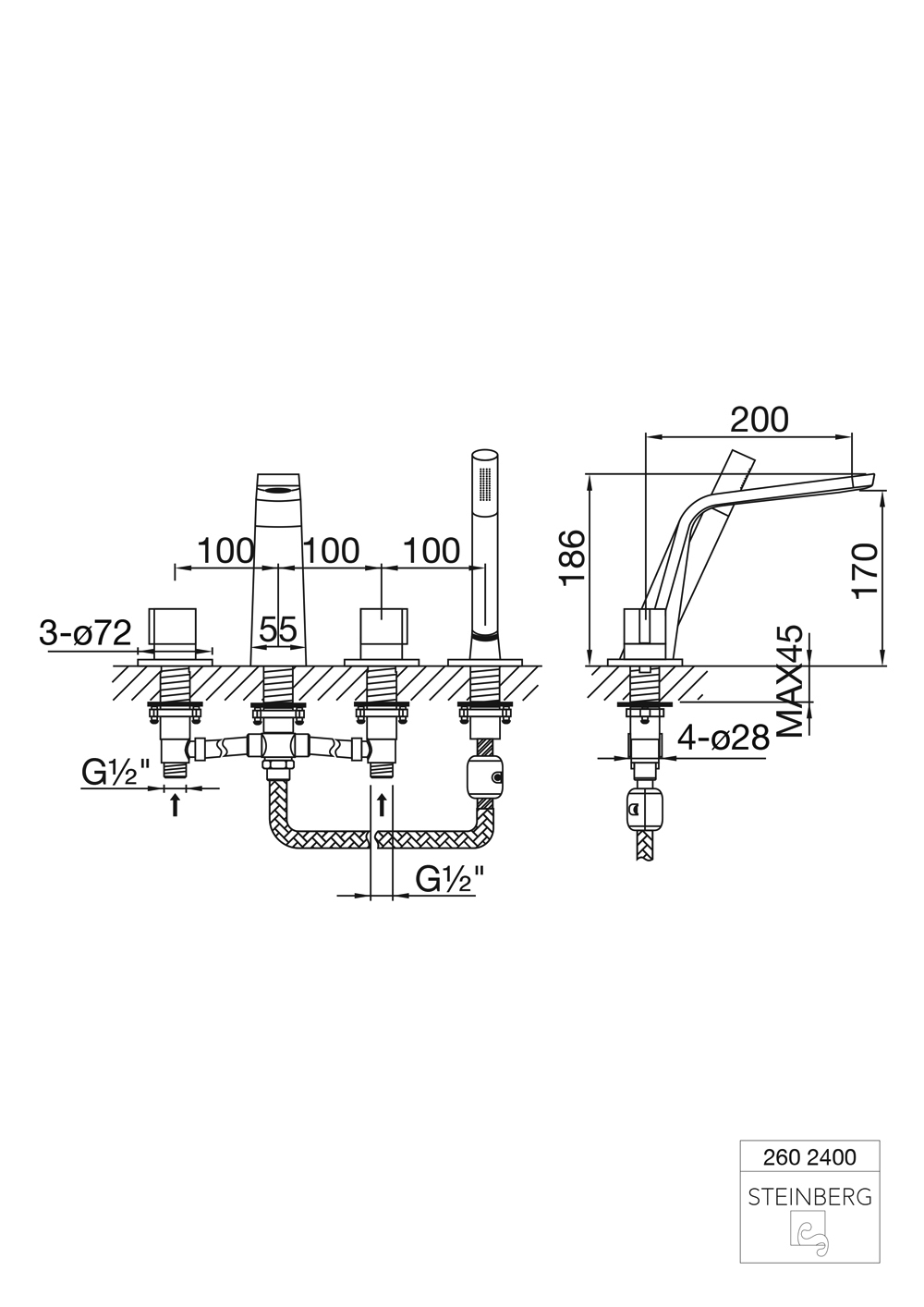 Steinberg Serie 260 Armatur