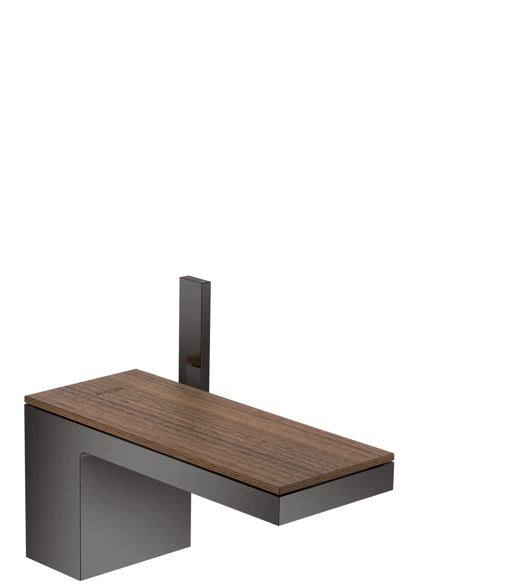 Hansgrohe AXOR MyEdition Mischer mit Platte 200 Amerikanischer Nussbaum Hansgrohe AXOR MyEdition Mischer mit Platte 200 Amerikanischer Nussbaum