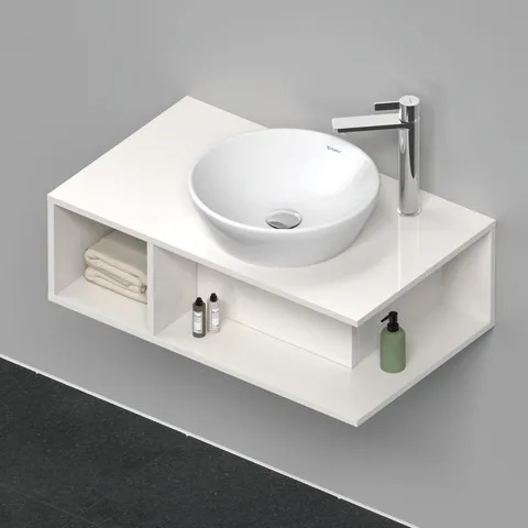 Duravit Waschtischunterschrank wandhängend „D-Neo“ 80 × 26 × 48 cm Weiß Hochglanz