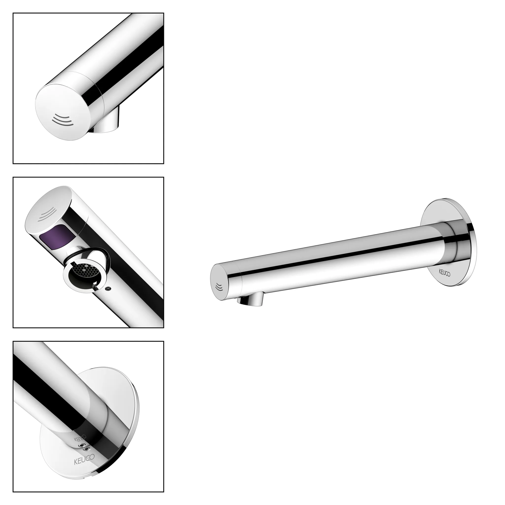 IXMO 59517011101 Elektronik-Waschtischmischer für Wandmontage UP, rund Ausladung 225 mm verchromt IXMO 59517011101 Elektronik-Waschtischmischer für Wandmontage UP, rund Ausladung 225 mm verchromt