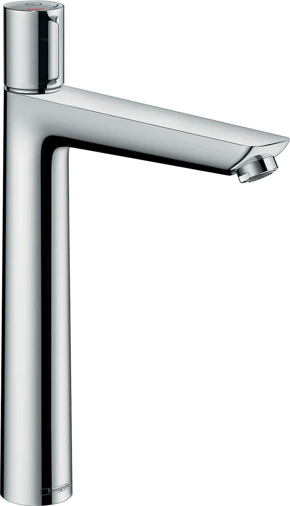 Hansgrohe Talis Select E Waschtischmischer 240 Chrom, Ausladung 183 mm, Auslaufhöhe 234 mm, Zylindergriff, Normalstrahl, max. Durchflussmenge 5 l/min
